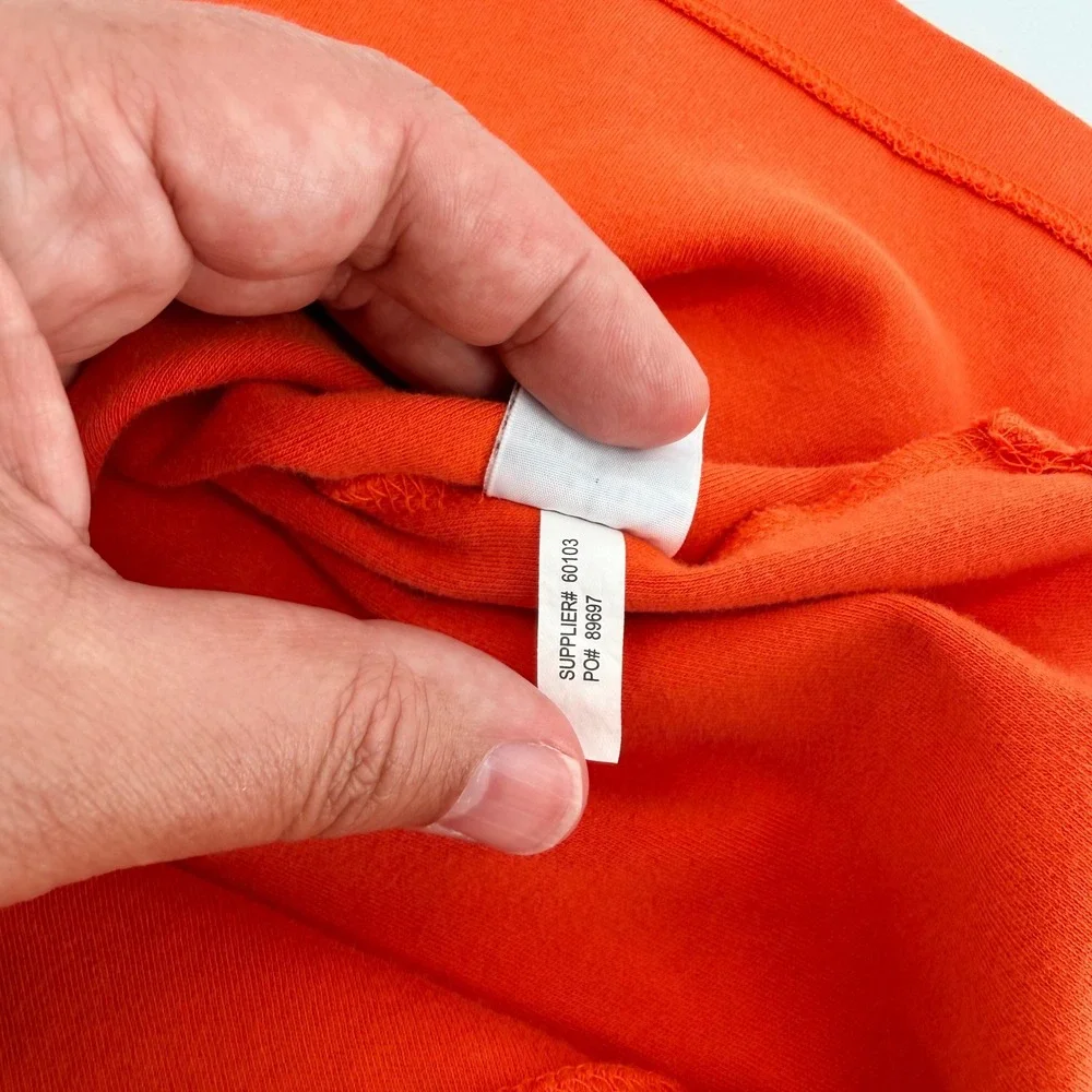 Polo Ralph Lauren Classic Fit Short Sleeve Polo Shirt Orange Green Pony Mens‎ M